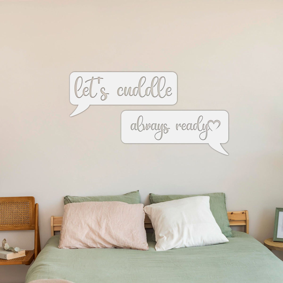 Buy Let's Cuddle Wood Sign online