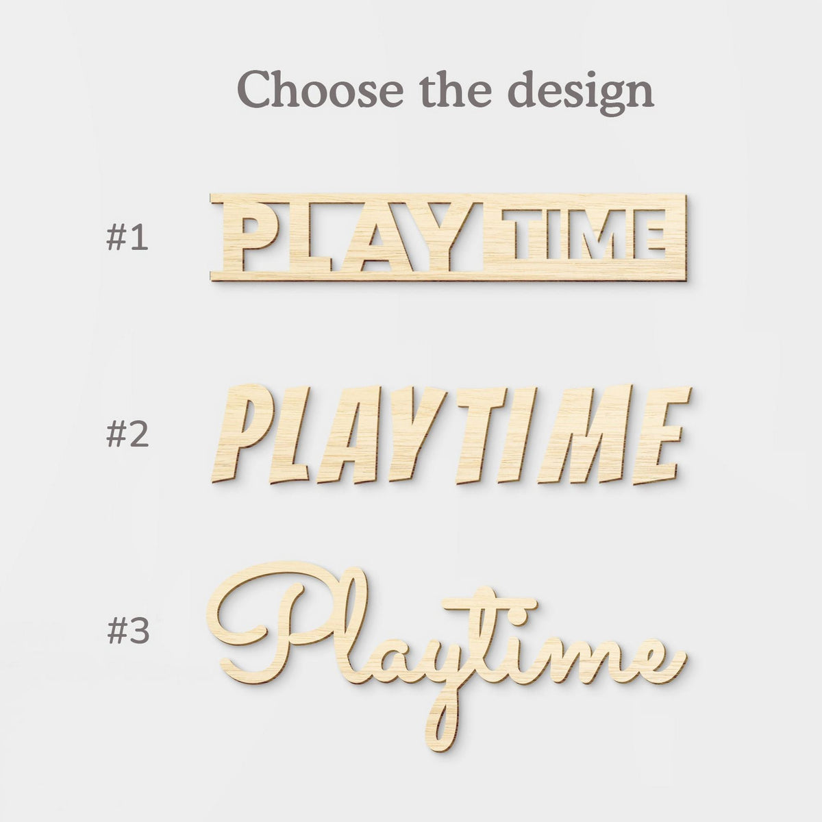 Buy Wooden Playtime Sign online